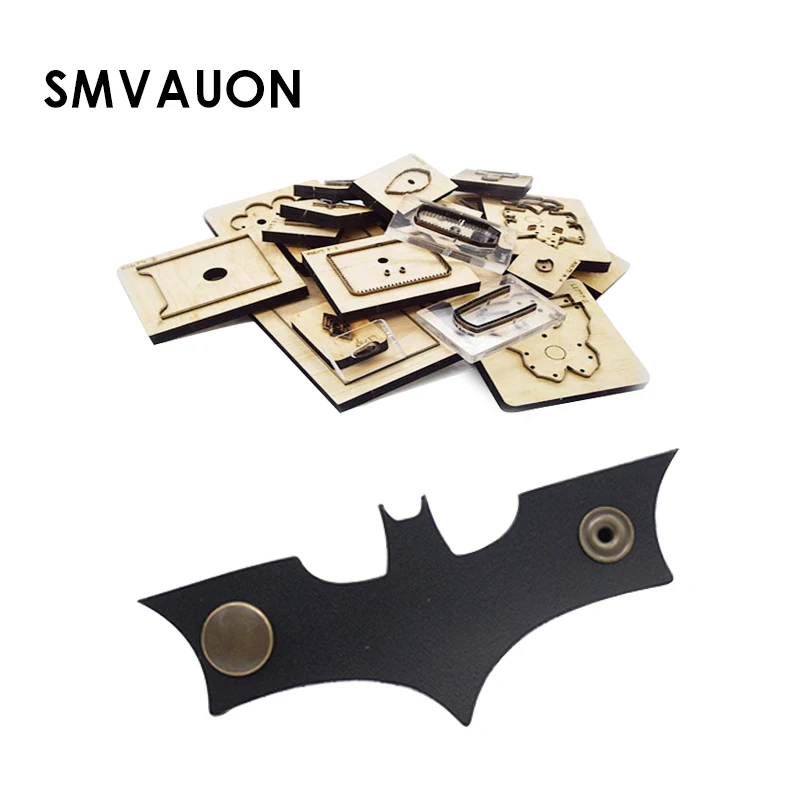 Bat Shape Leather Cutting Dies DIY Handmade Mold Punching Tool Cutter for Normal Die Machine New 2024