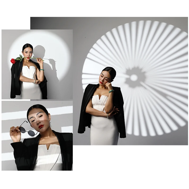 

Focalize Conical Snoots Projection Film Graphic DIY Shape Insert Background Light Effect Hollowed Card Match Godox Flash