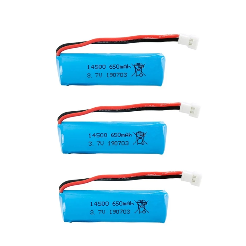 5Pcs 3 7 V 650mah литий-полимерный Батарея для TKKJ H116 пульт дистанционного управления