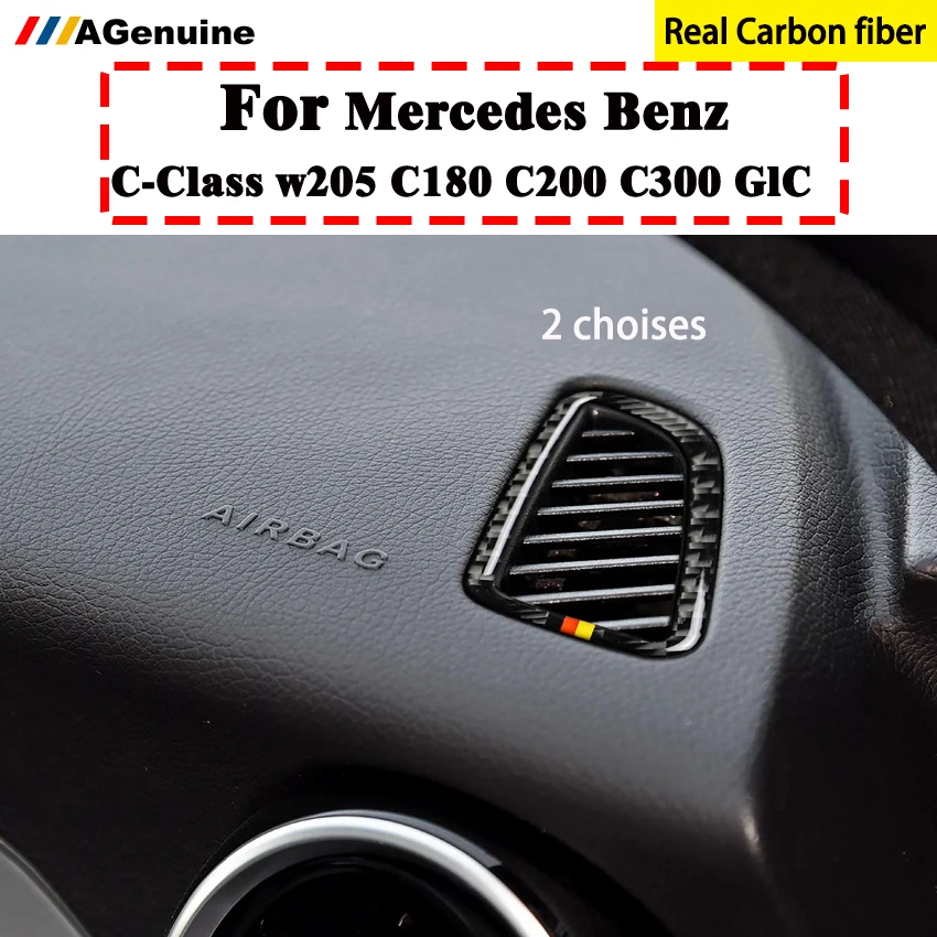 Крышка вентиляционного отверстия LHD из натурального углеродного волокна для