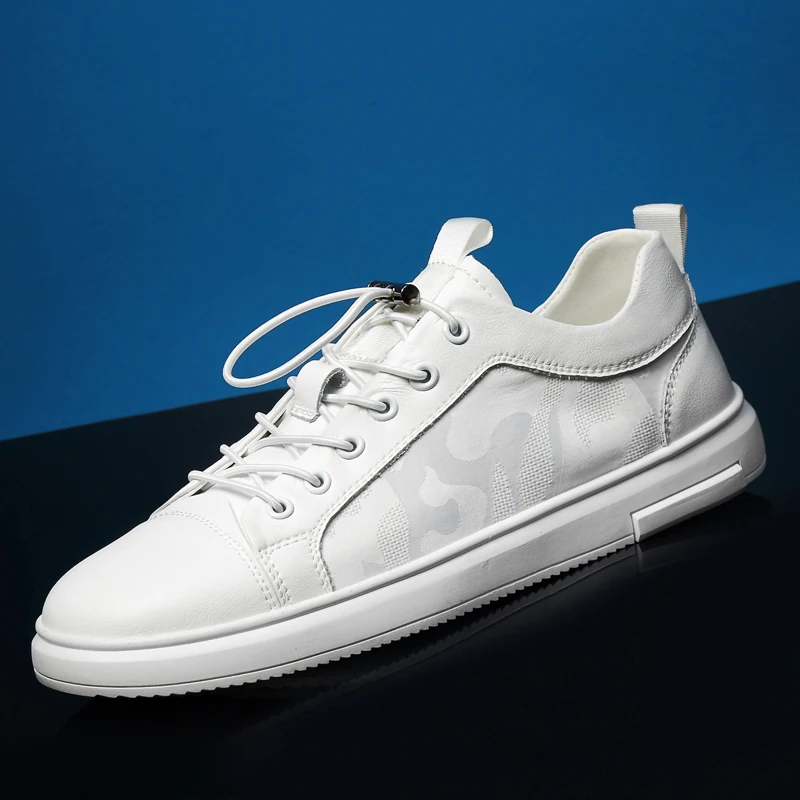 Мужская обувь модные кожаные туфли Уличная на шнуровке Кожаные Мокасины мужская