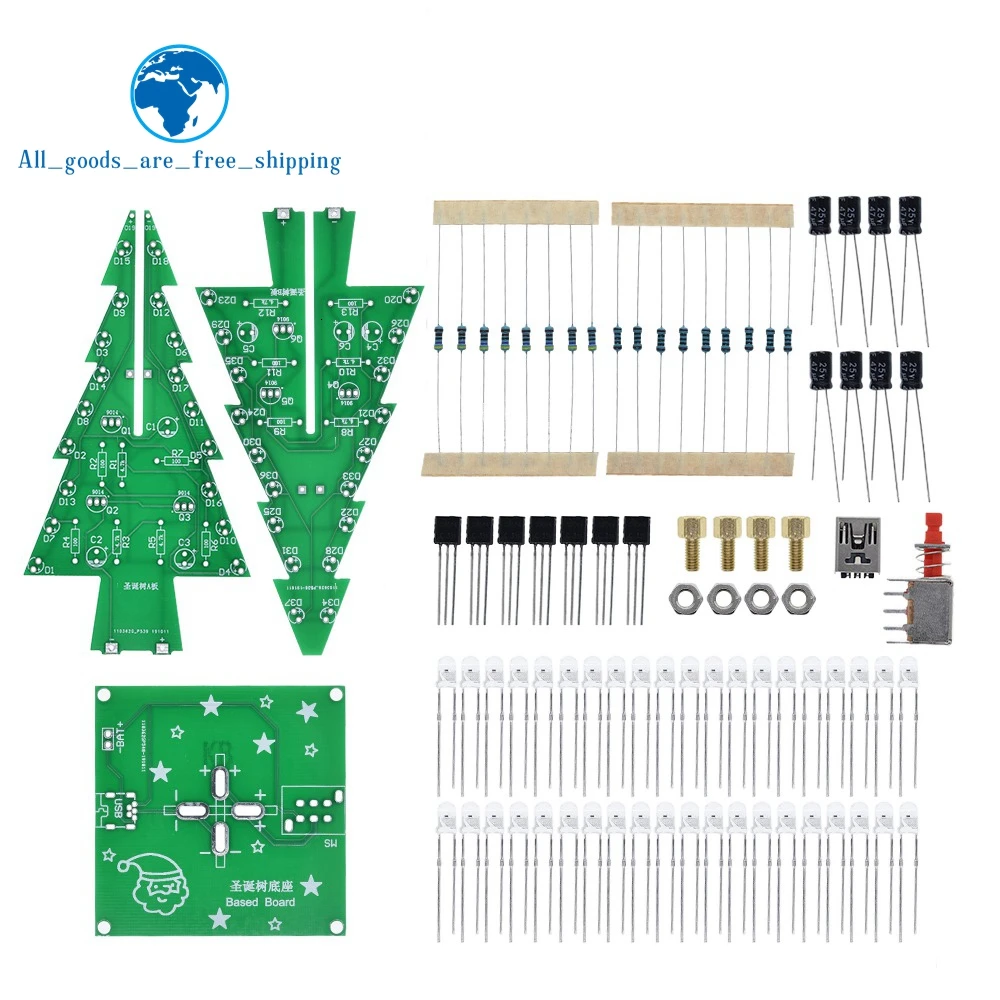 Завеса с трехмерной аппликацией в виде 3D Рождественская елка светодиодный DIY Kit