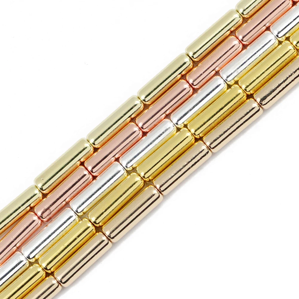 Бусины из гематита с длинным цилиндром 13 х4 мм|Бусины| |