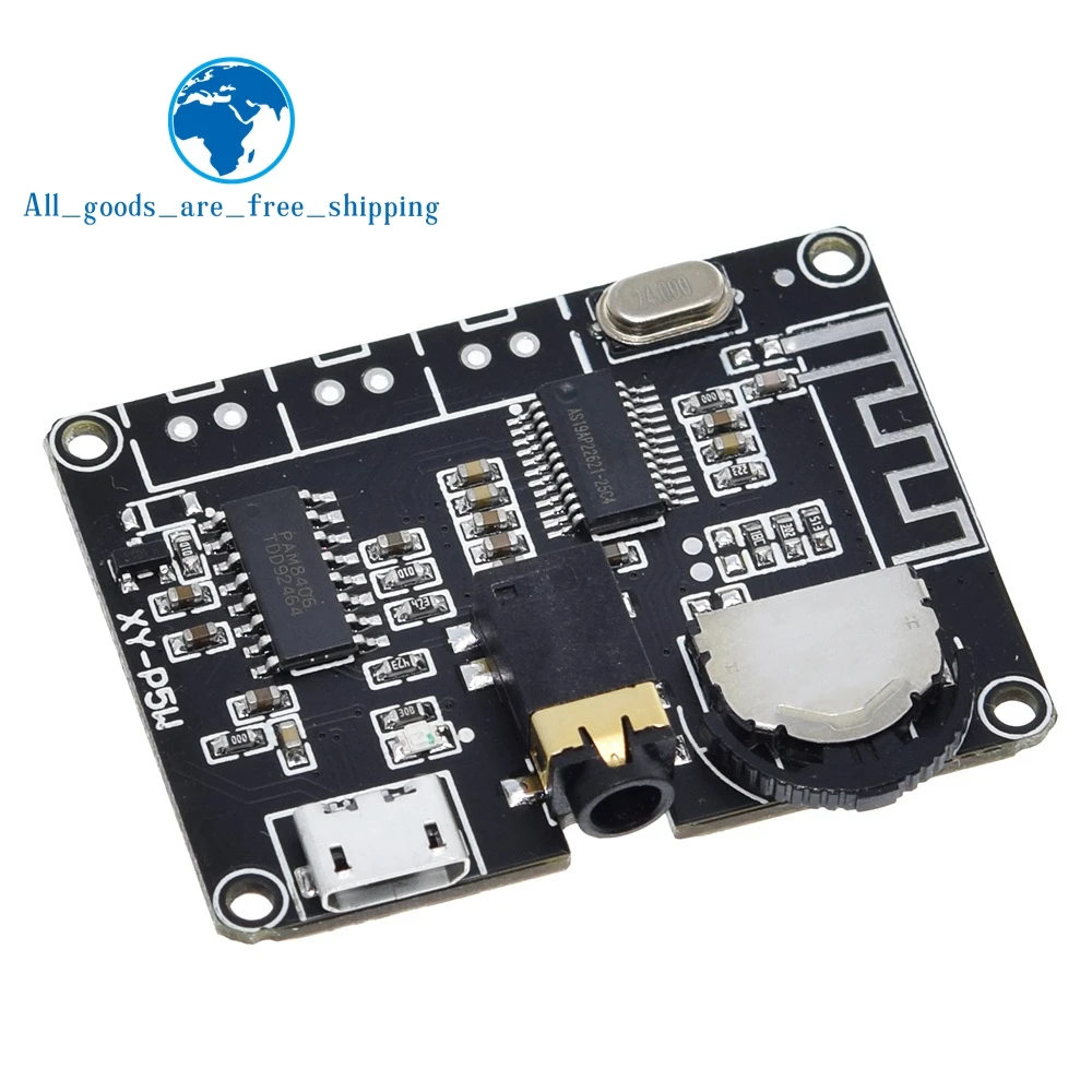 5 Вт + PAM8406 Bluetooth 0 DC3.7-5V стерео модуль усилителя мощности звука XY-P5W для Arduino diy kit |