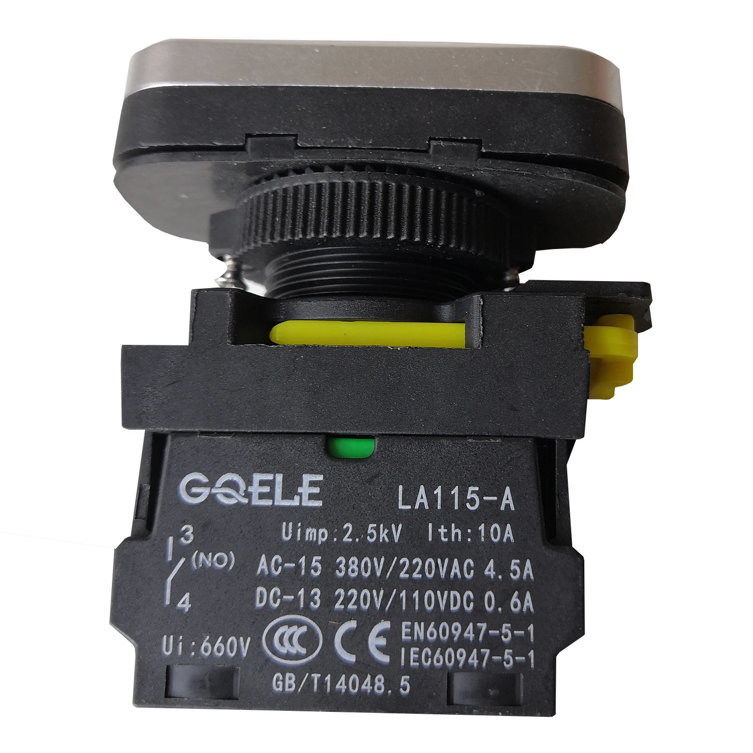 LA115-A5-11RD1 Waterproof 1NO LB 1NC 220V M22 Momentary Illuminated Flush Button Pushbutton Switch for Pump Control Cabinet |