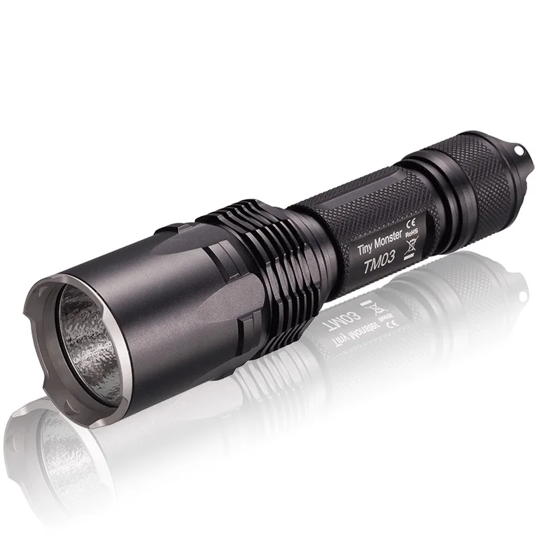 Уличный тактический фонарик NITECORE TM03 CREE XHP70 светодиодный фонарь с дальностью луча