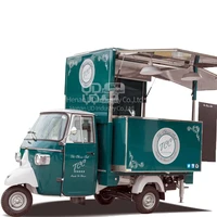 Electric Gas Mobile Food Cart 3 Wheels Ice Cream Food Truck for Sale New