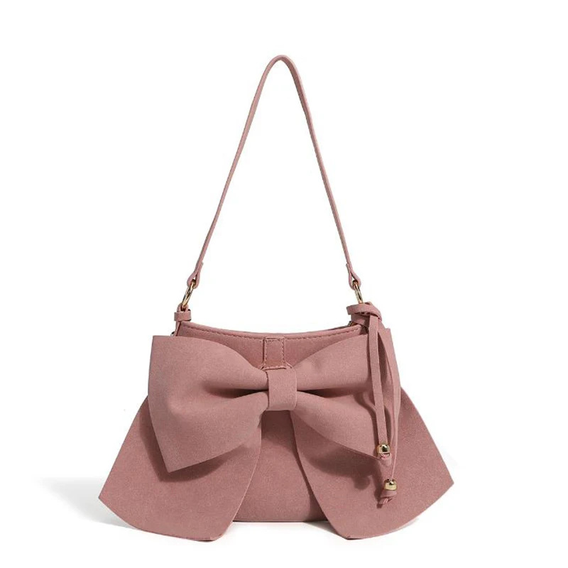 

Новинка лета 2021, модная розовая нишевая сумка с бантом для женщин JT430039