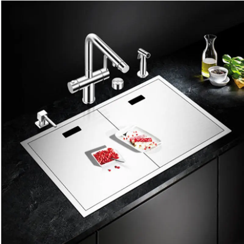 Кухонная раковина из нержавеющей стали скрытая от одного бака Меса
