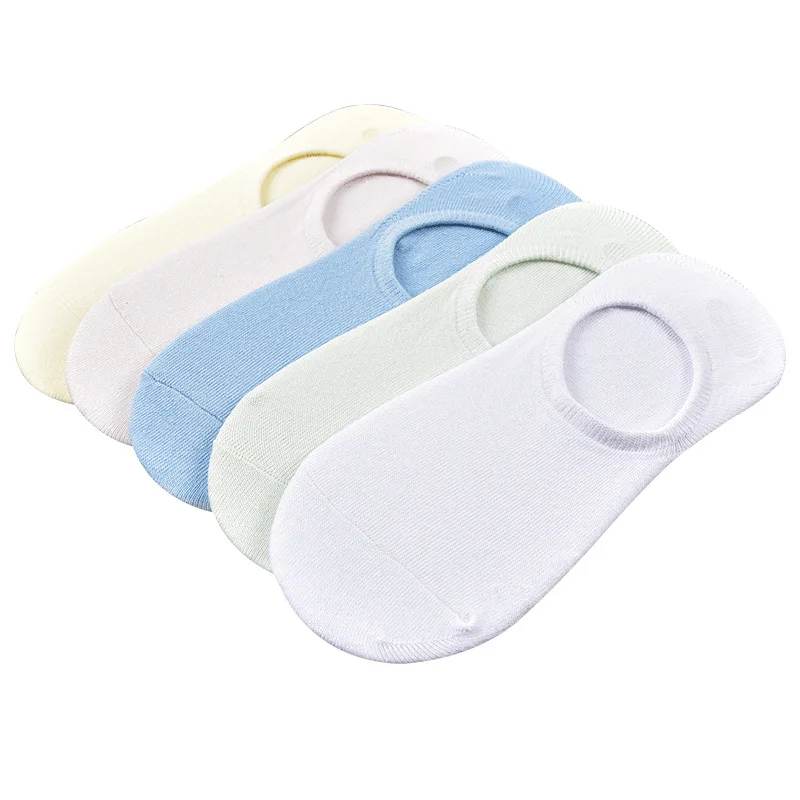 

Ladies Cotton Socks, Ice cream Color Shallow Mouth Invisible Socks, Pure Color All-Match Magic Socks, Female Boat Socks