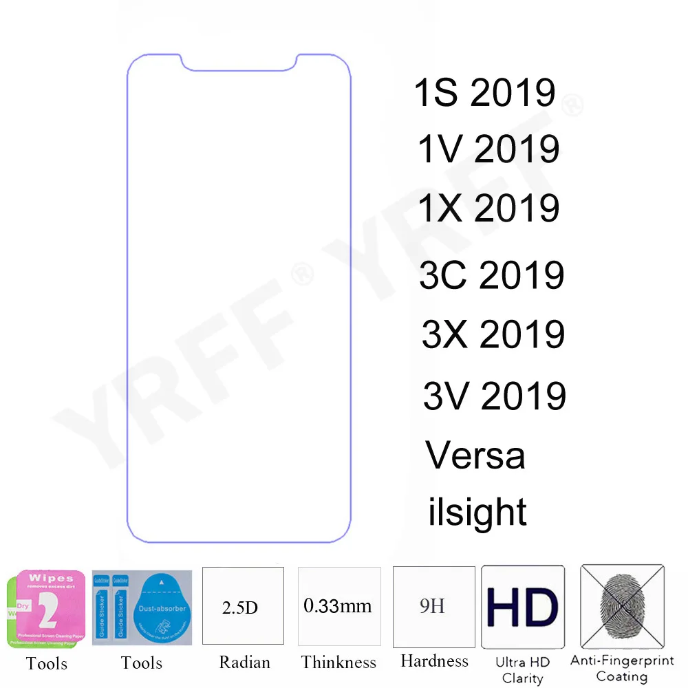 2 шт. 2.5D 0 33 мм 9H закаленное защитное стекло для Alcatel 1S 1V 1X 3X 3V 3C 2019 Versa ilsight Защитная