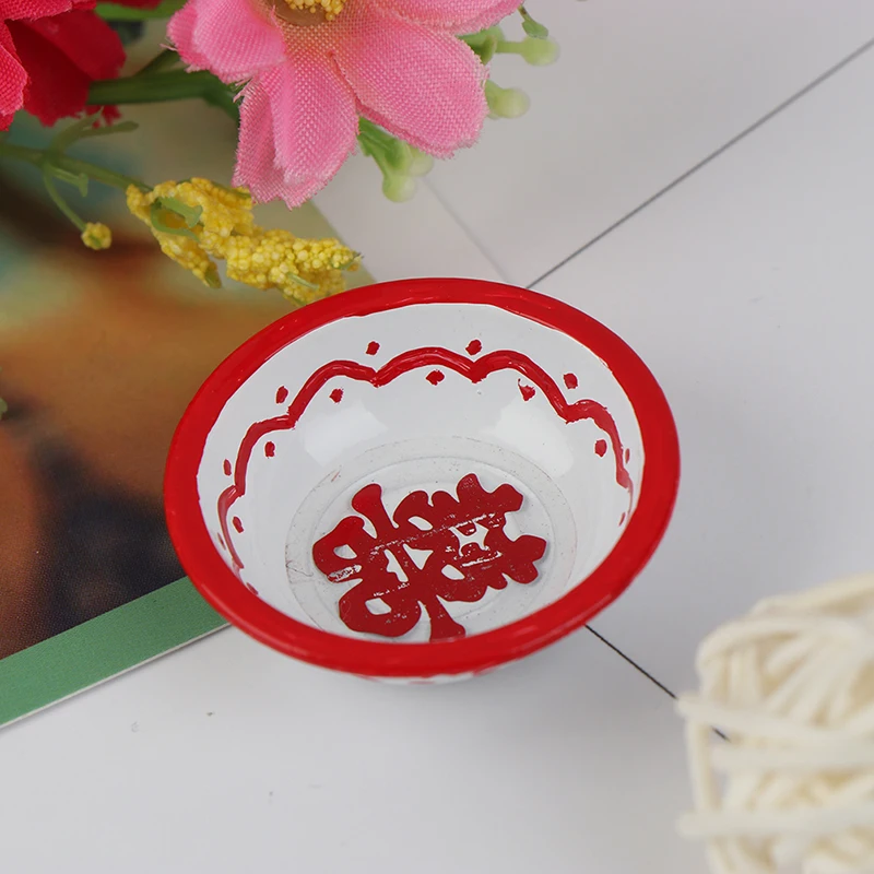 

1/12 Dollhouse Miniature Accessories Mini Alloy Retro Washbasin Simulation Wash Basin Model Toys for Doll House Decoration