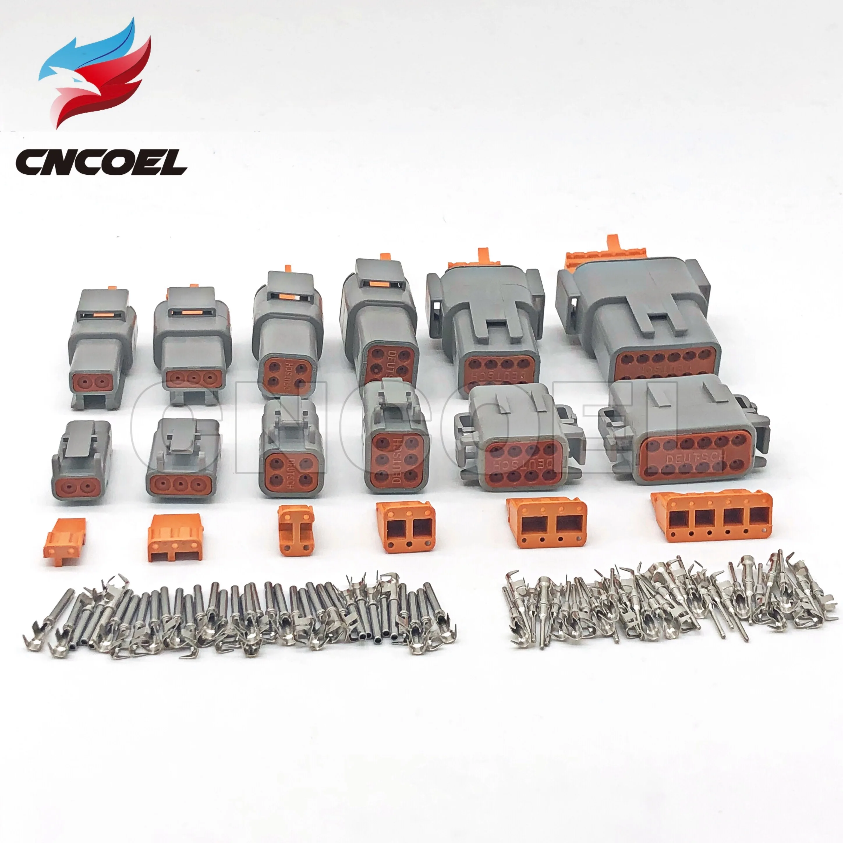 

Deutsch DTM 2-12P DTM06-2/3/4/6/8/12S DTM04-2/3/4/6/8/12P 20-24awg Waterproof Connector Automotive Sealed Plug with pins