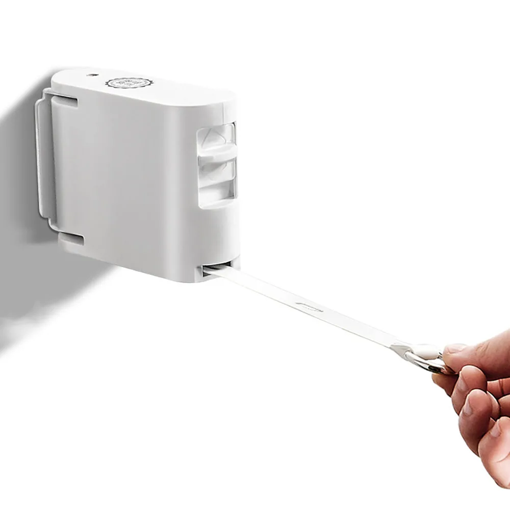Invisible Retractable Clothesline Punch-Free Clothes Hanging Rack Rope Dryer Organiser Laundry Hanger Home Accessories 00CL0105 | Дом и сад