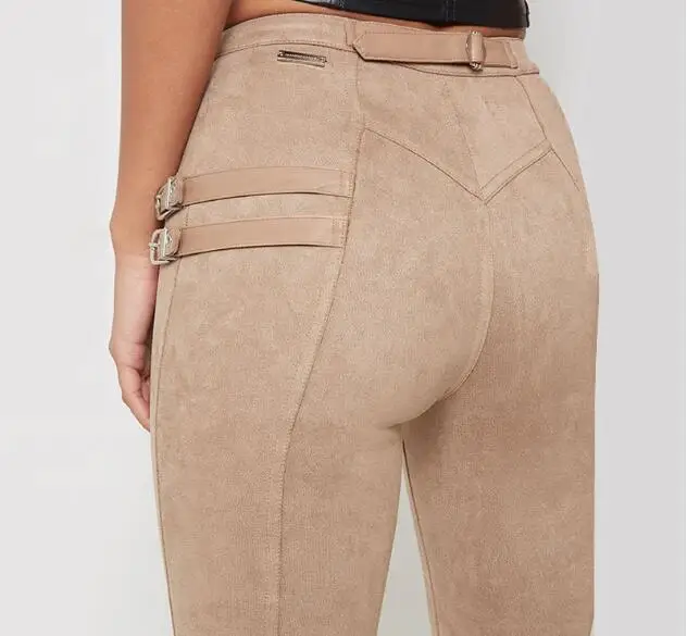 

Cultiseed Women Autumn Winter High Waist Pencil Pants Trousers Female New Belt Decoration Skinny Long Pant Ladies Casual Pants