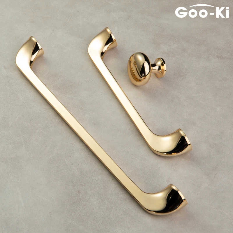 Розового цвета из коллекции Ki Яркий Золотой тянуть ручки шкафа Кухня дверные