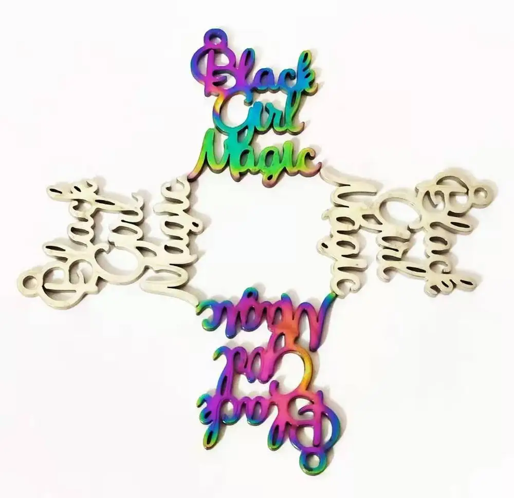 

10pcs ombre letter charms for women DIY jewelry accessories L20