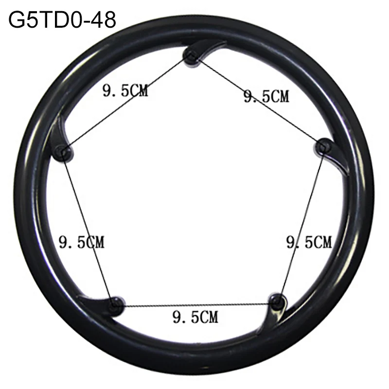 G5TD0-48 MTB дорожный велосипед Звездочка защита шатун для велосипеда защита велосипедная цепь колесо кольцо защитный чехол велосипедные аксессуары - Цвет: G5TD0-48