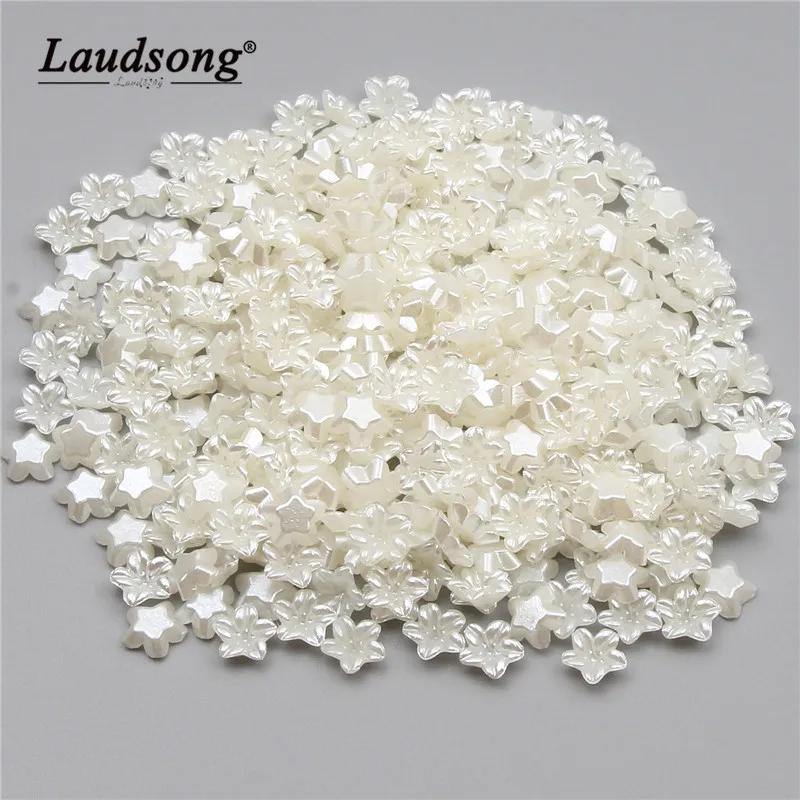 Акриловые бусины с имитацией жемчуга для рукоделия 500 шт. 7 мм | Украшения и