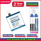 Аккумулятор LOSONCOER 550 мАч для часов Xiaomi EVE L0943A