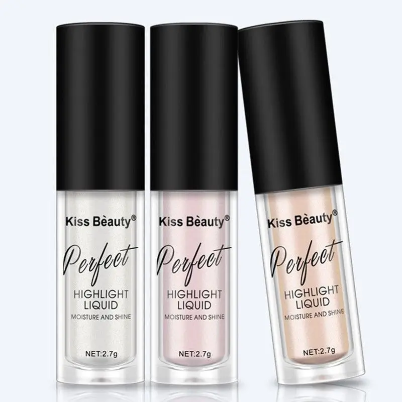Косметическая жидкость Хайлайтер для осветления лица сияющий блеск контур