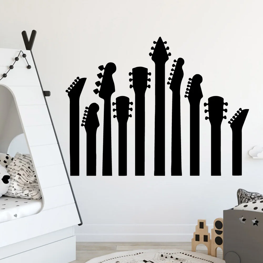 Съемный стикер для музыкального искусства водонепроницаемые наклейки на стену