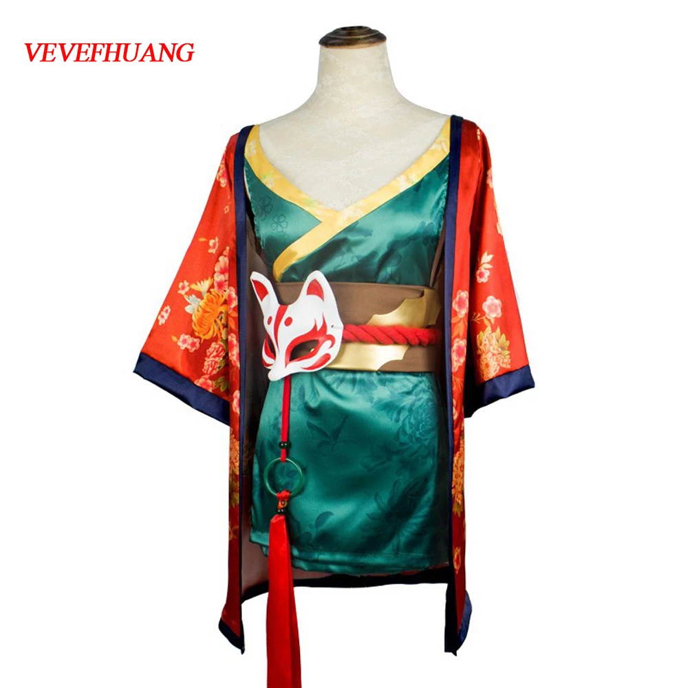 Костюм VEVEFHUANG Kосплей K/DA из китайского фильма белая змея кицунэ лиса Ke Qing Fangzhu