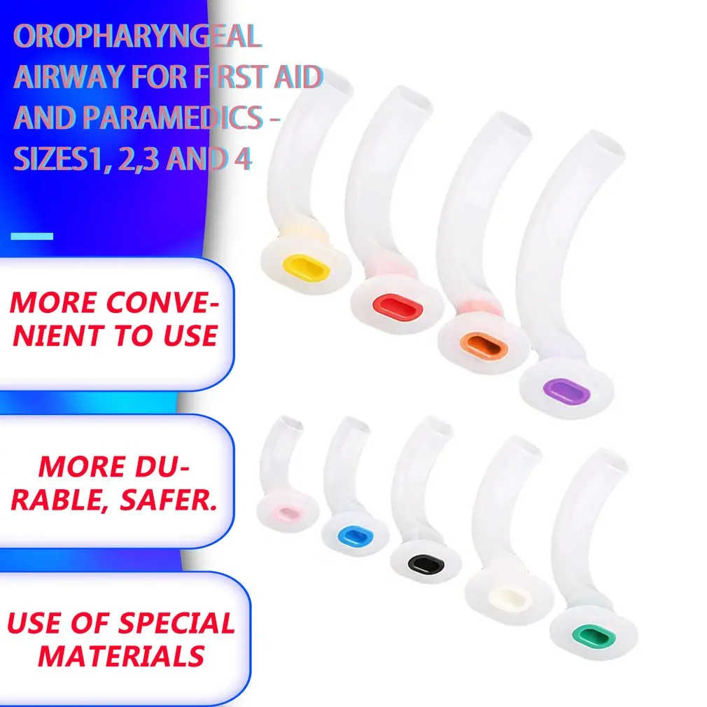 Новая одноразовая трубка для медицинских дыхательных путей с белым цветом |