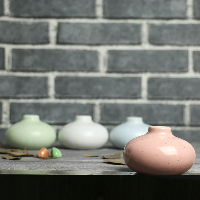 Ваза для цветов мини Керамическая Настольная украшение офисного стола