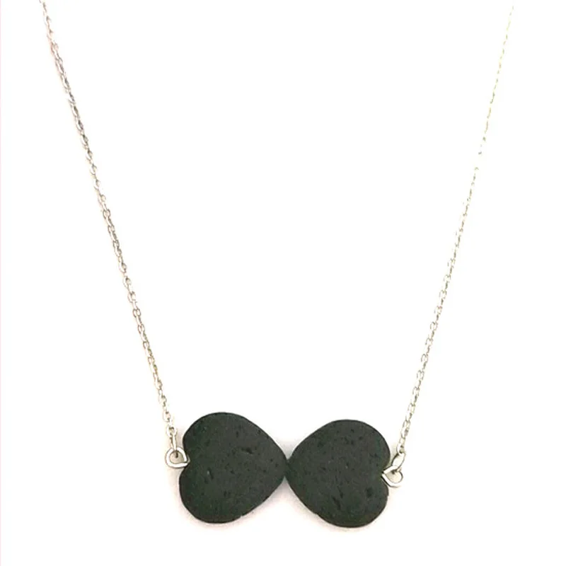 Призма треугольная круглая Лавовая черная каменная бусина ароматерапия эфирное