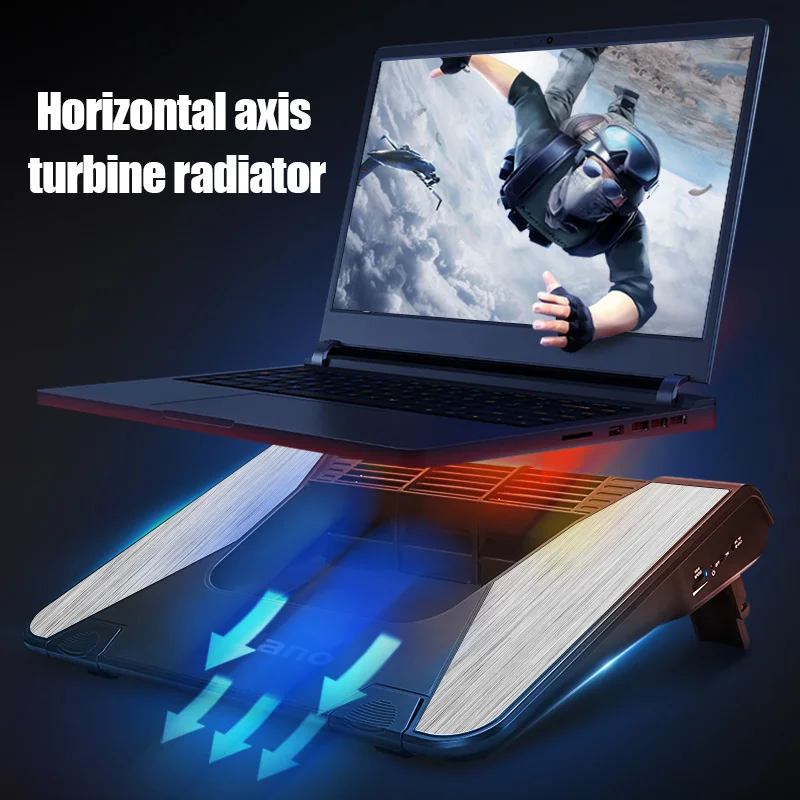 Охлаждающая подставка для ноутбука IIano регулируемая вентиляция USB Подставка