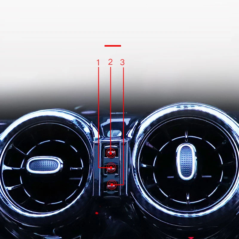 Автомобильный держатель для телефона Mercedes GLB X247 с креплением на вентиляционное