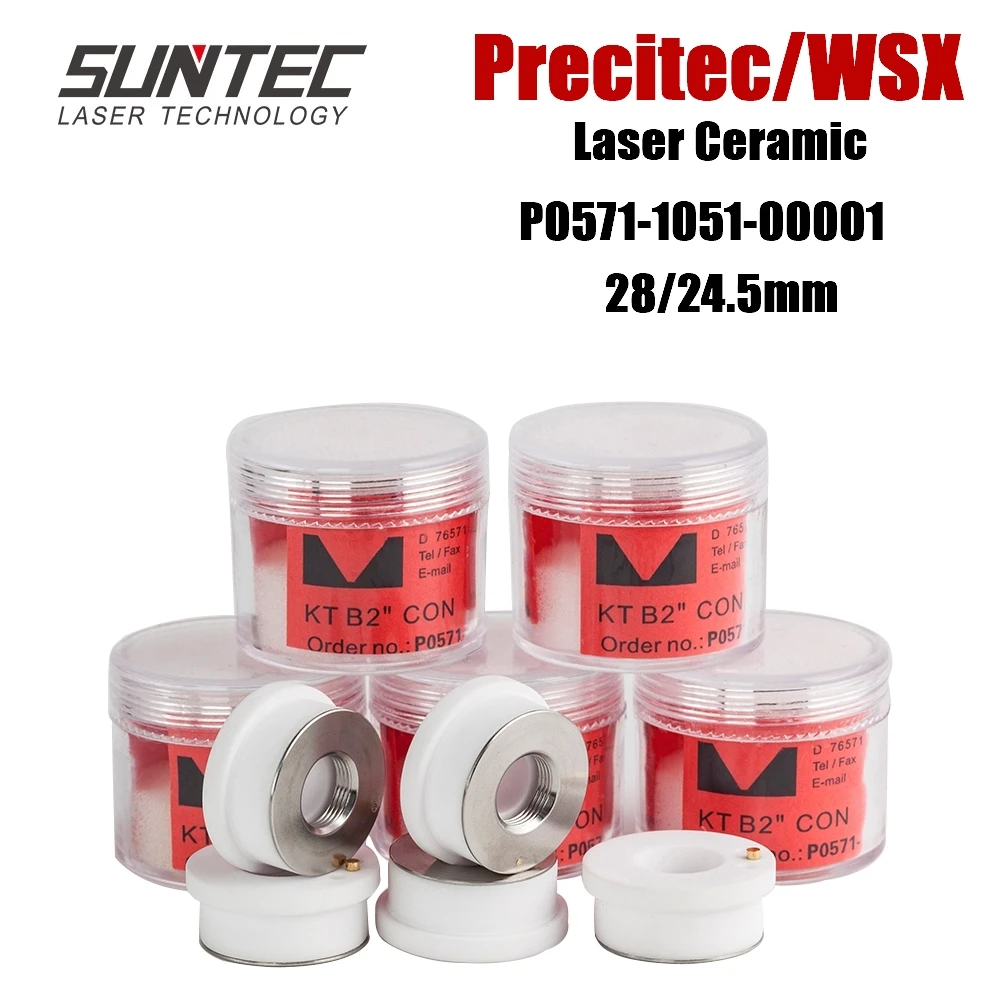 Suntec лазерный керамический держатель сопла Dia.28mm/24,5mm Precitec WSX HANS HG волоконно-лазерная резка машины Precitec режущая головка