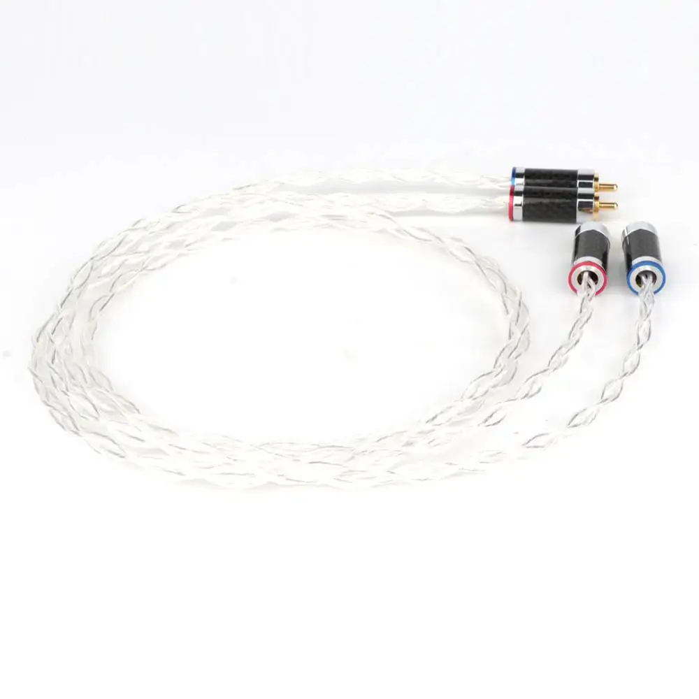 Thouliess пара HIFI однокристальный серебристый аудиокабель RCA к соединительный кабель