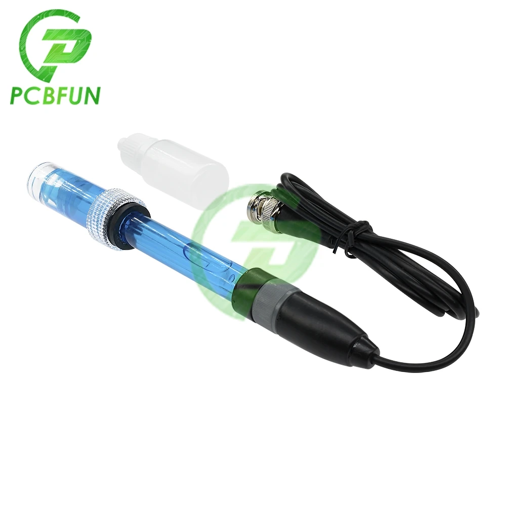 PH Electrode Probe BNC Connector Controller Meter Sensor Range 0-14 pH for Aquariums Hydroponics Laboratory Detect Medidor | Электронные