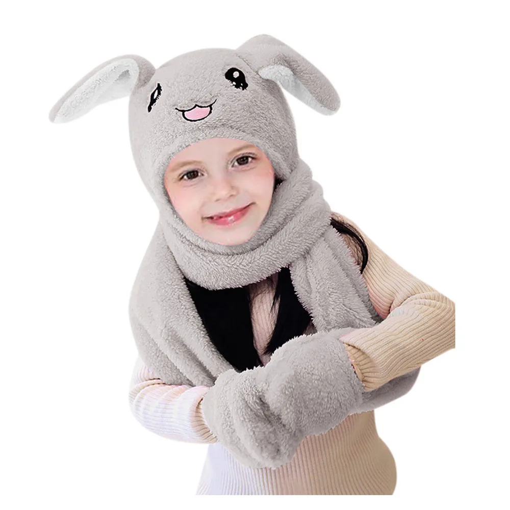 ARLONEET/Детские шапки для девочек и мальчиков хиджаб шарф перчатки комплект из 3