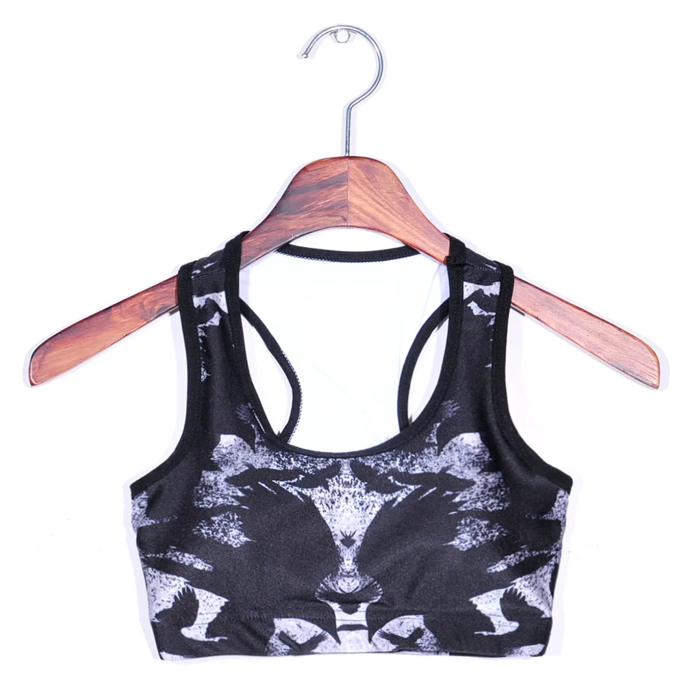 Взрывная Мода Черное дикое кольцо в виде гуся свободный спортивный бюстгальтер