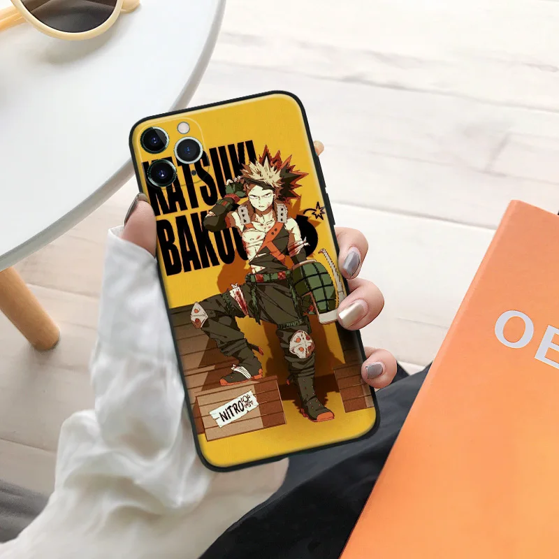 boku no hero academia bakugo anime phone case for iphone se 6 6s 7 8 plus x xr xs 11 12 mini pro max soft silicone cover shell free global shipping