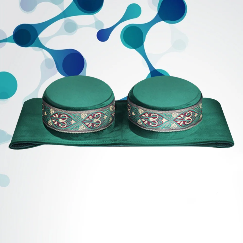 

Двойная коробка для мокса, Бездымная коробка для массажа моксы, портативный зеленый контейнер для моксы