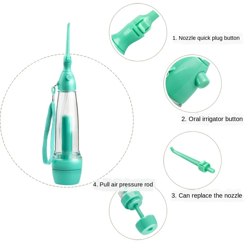 Портативный ирригатор для полости рта мойте зуб водой орошения ручная вода