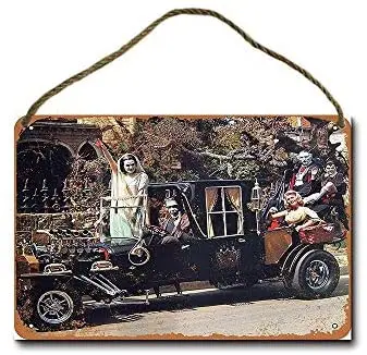 

Metal Sign 8x12 Inch Munsters Koach Comic Wall Decor Hanging Sign