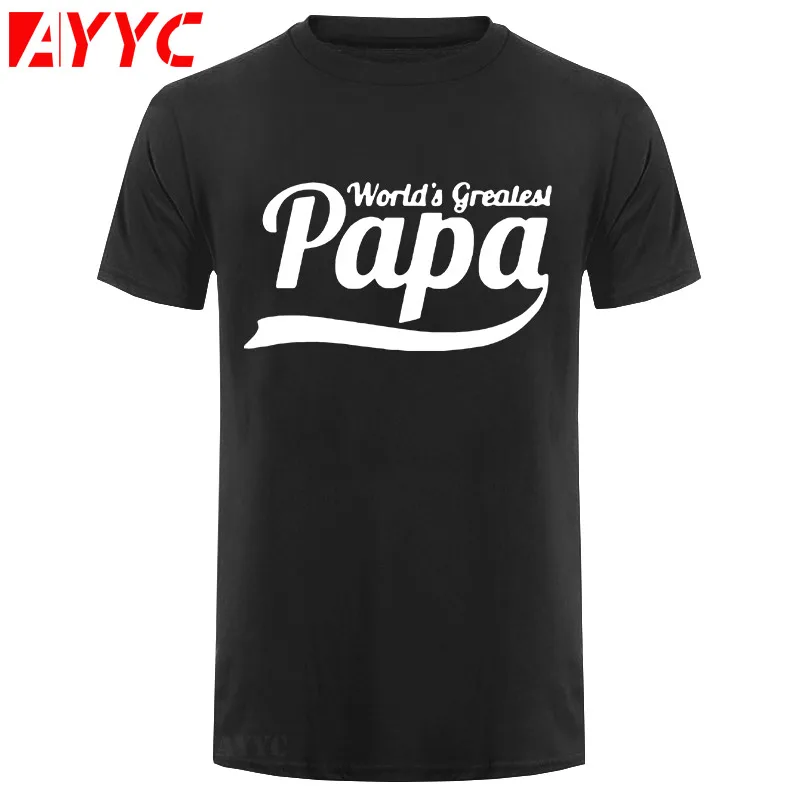 

Футболка AYYC мужская с коротким рукавом, брендовая одежда, забавная хлопковая рубашка с принтом «папа»