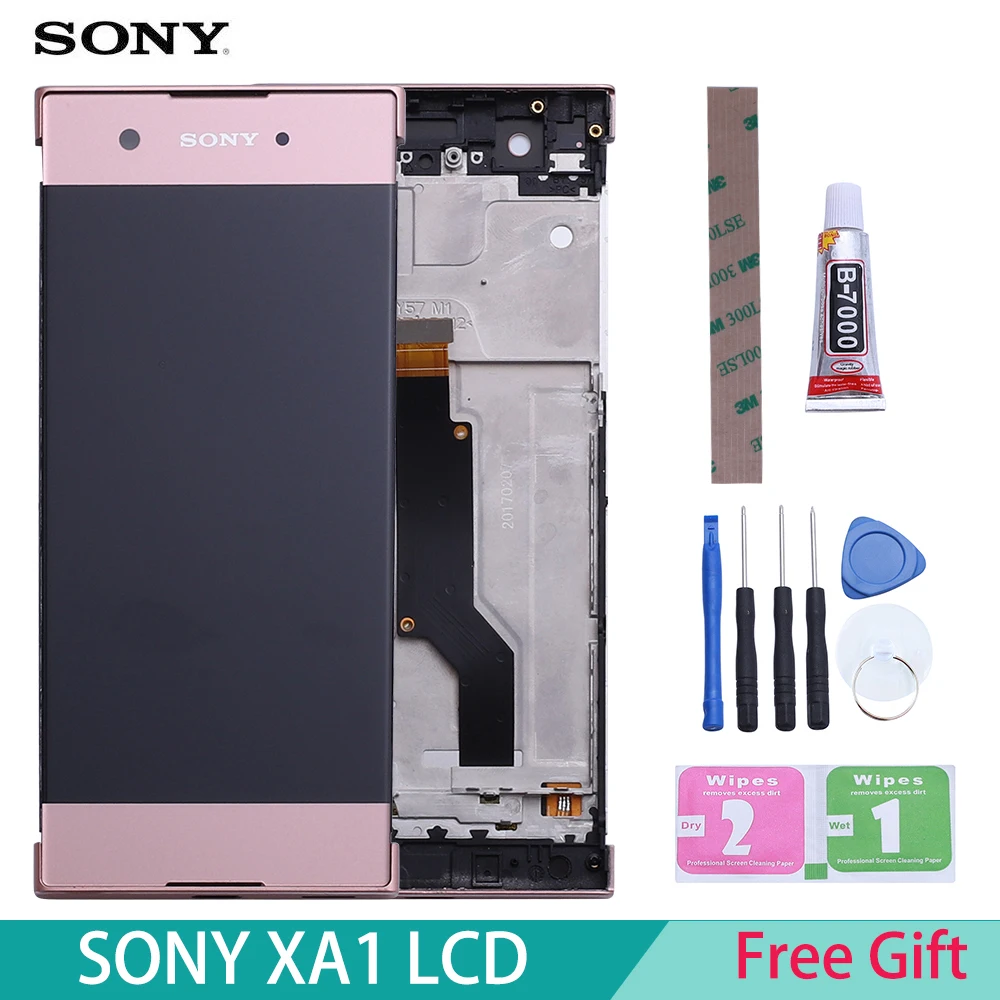 5 0 &quotОригинальный дисплей для SONY Xperia XA1 ЖК сенсорный экран с рамкой XPERIA G3112 G3116