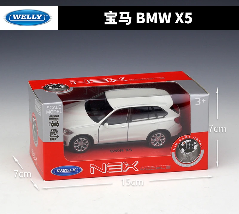 Автомобильный симулятор WELLY Diecast 1:36 автомобильный высокого качества BMW X5