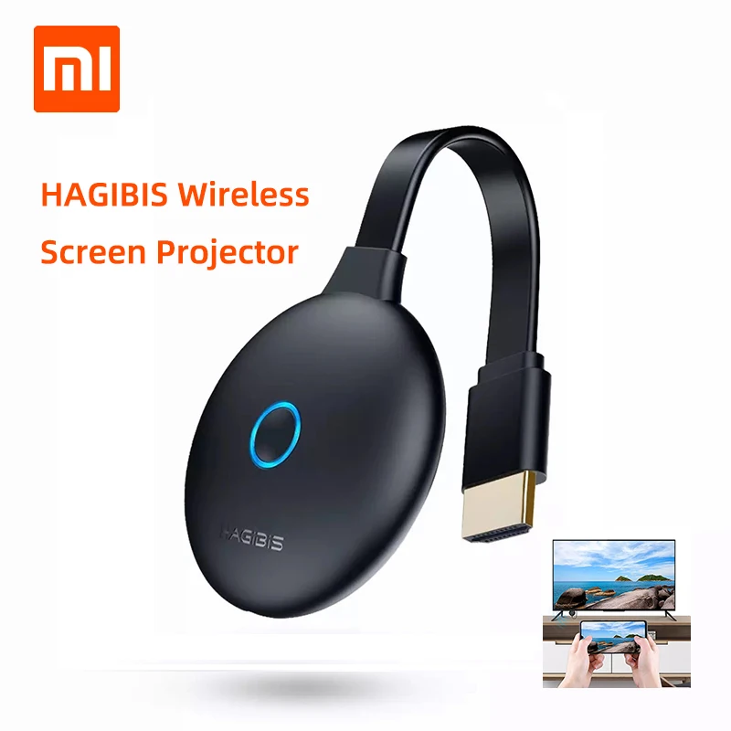 Xiaomi 1080P HD HDMI беспроводной дисплей ключ 2 4G + 5G Miracast адаптер приемник для iPhone