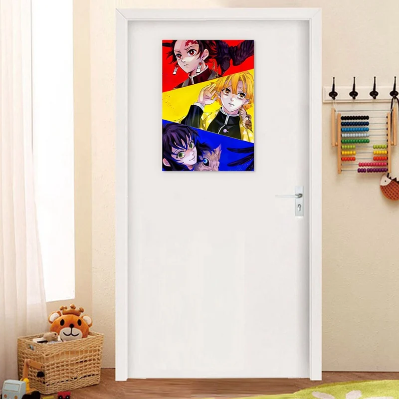 Постер из аниме рассекающий демонов винтажные постеры крафт бумаги в стиле no Yaiba