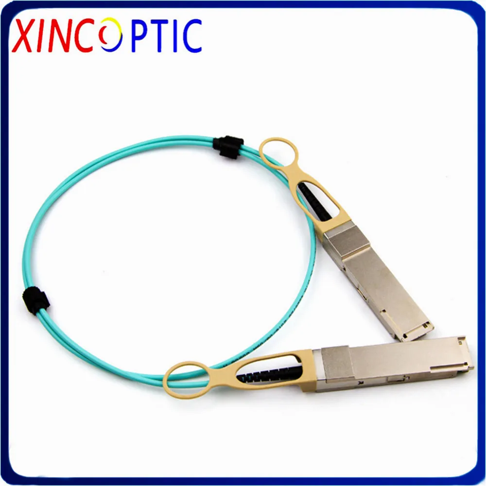 Бесплатная доставка 40G QSFP + к AOC 1 м кабель 40 Гбит/с OM3 OM4 метр MPO SFP модуль активный