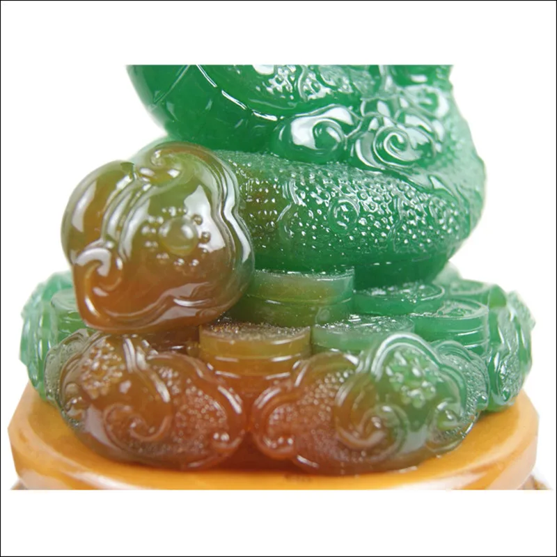 Китайский новый с двенадцатью знаками зодиака змея Ruyi имитация нефрита