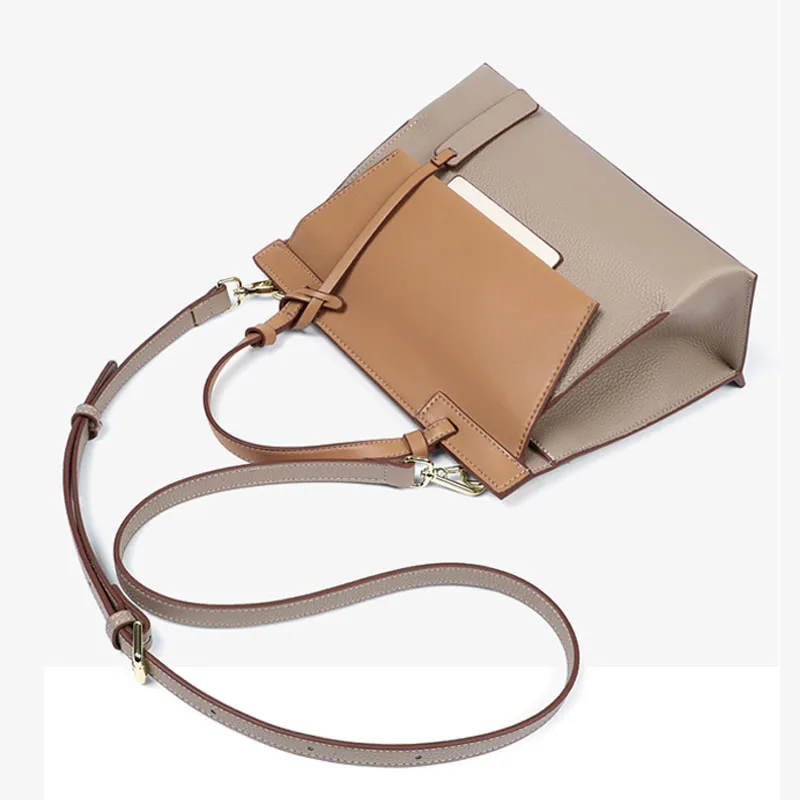 

New Genuine leather bag 2020 new trendy handbag fashion messenger bag large capacity all-match shoulder bag female bagWomen Bag