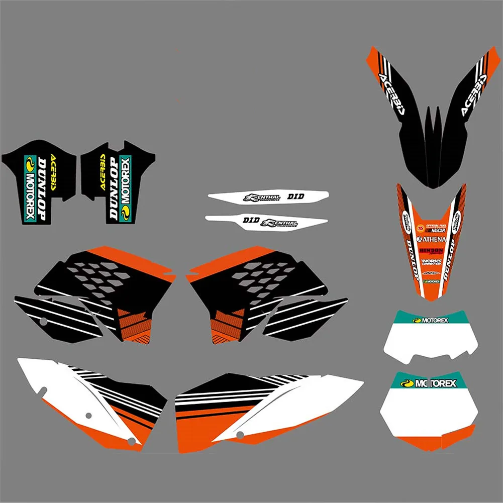 Наклейки для KTM EXC XCF XC-F EXC-F 2008 2009 2010 2011 SX-F SX SXF 2007 мотоциклетная графика 3 м |